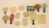 GROUP OF CHINESE HARDSTONE TO