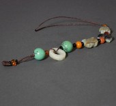 GROUP OF CHINESE JADE AND HARD
