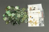 GROUP OF CHINESE JADEITE CARVI