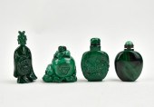 GROUP OF CHINESE MALACHITE SNU