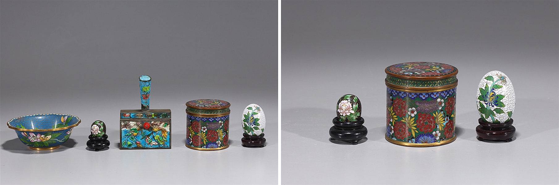 Group of Chinese metalwork