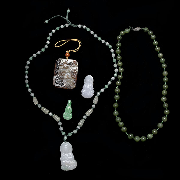 Group of Chinese Pendants and