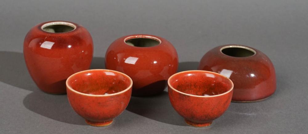 GROUP OF CHINESE SANG DE BOEUF