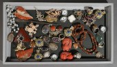 GROUP OF CHINESE STONE AND COS