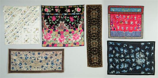 GROUP OF CHINESE TEXTILES. 