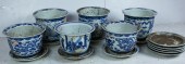 GROUP OF CHINESE UNDERGLAZE BL