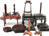 GROUP OF CHINESE WOOD CARVED S
