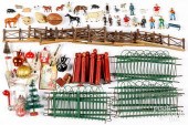 GROUP OF CHRISTMAS ITEMS, 19TH