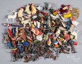 GROUP OF CHRISTMAS PUTZ FIGURE