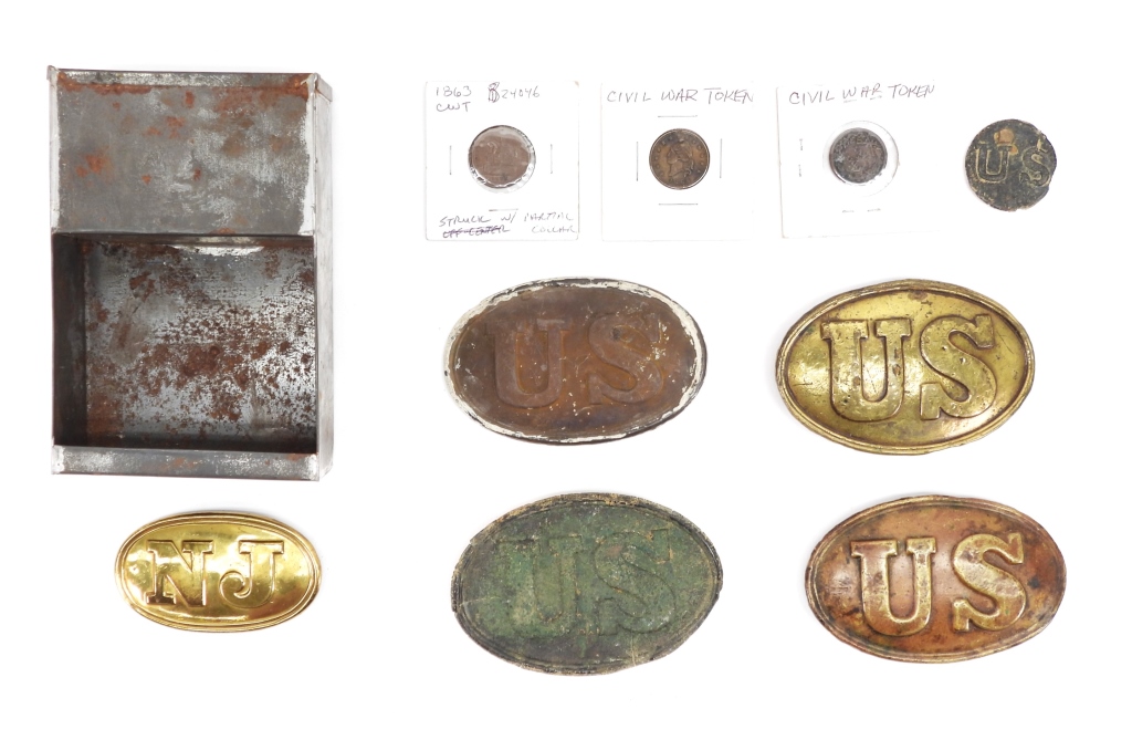 GROUP OF CIVIL WAR-ERA OBJECTS
