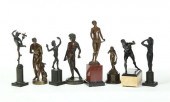GROUP OF CLASSICAL-STYLE STATU