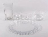 GROUP OF CLEAR GLASSWAREGROUP