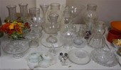 GROUP OF CLEAR MOLDED AND PRES