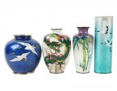 GROUP OF CLOISONNE AND ENAMEL