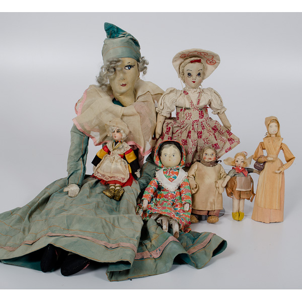 Group of Cloth Wood and Husk