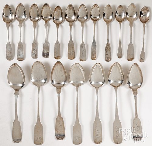 GROUP OF COIN SILVER