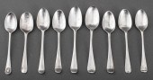 GROUP OF COIN SILVER RATTAIL C