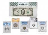 GROUP OF COINS, TONERS, ERRORS