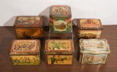GROUP OF COLMAN'S MUSTARD TINS