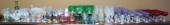 GROUP OF COLORED AND CLEAR BAR