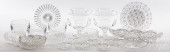 GROUP OF COLORLESS GLASS, TO I