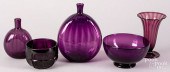 GROUP OF CONTEMPORARY AMETHYST