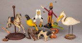 GROUP OF CONTEMPORARY CARVED A