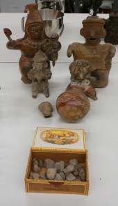 GROUP OF CONTEMPORARY POTTERY,