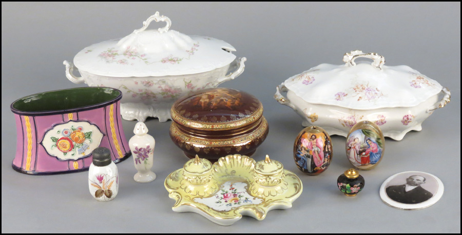 GROUP OF CONTINENTAL PORCELAIN