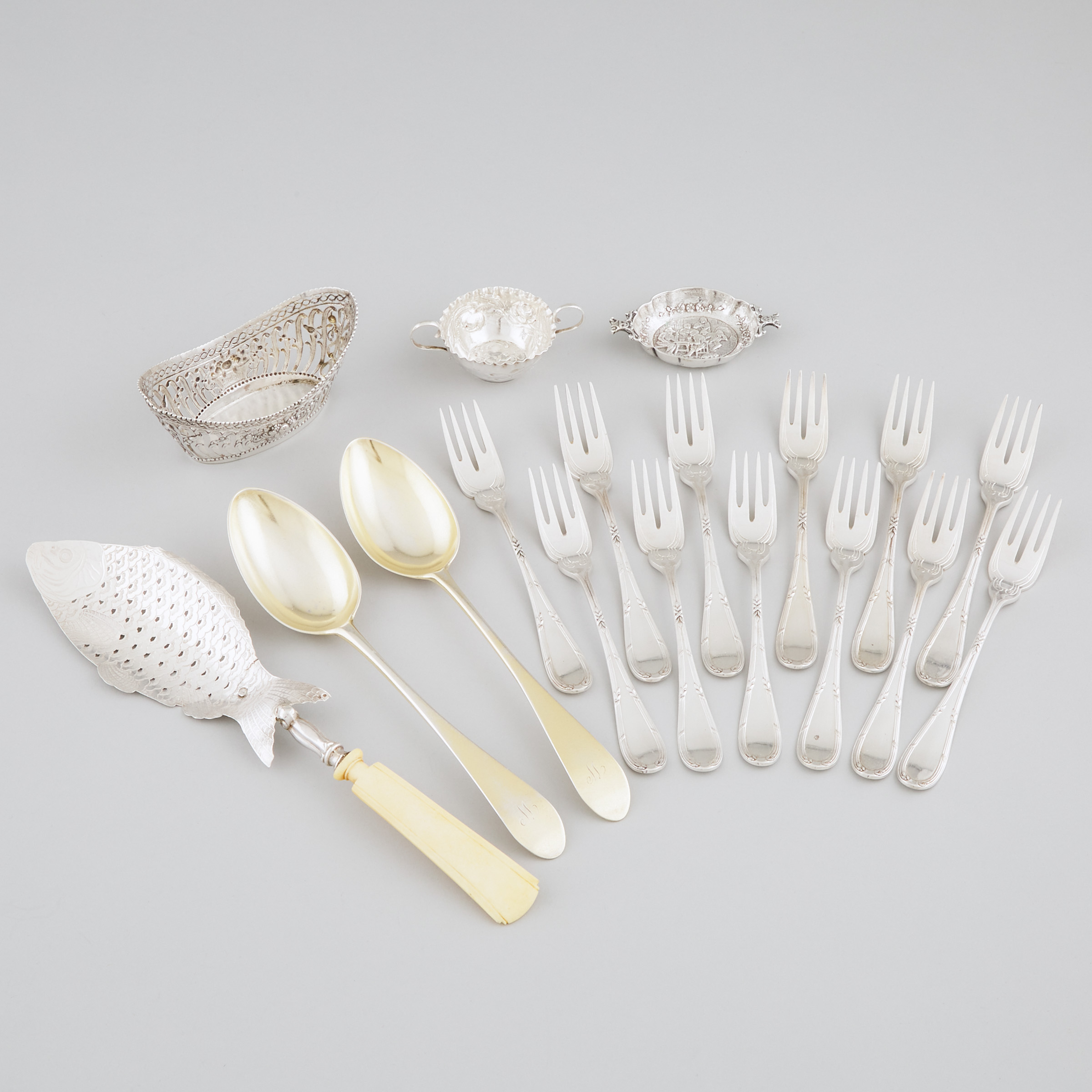 Group of Continental Silver,