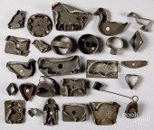 GROUP OF COOKIE CUTTERS, 19TH