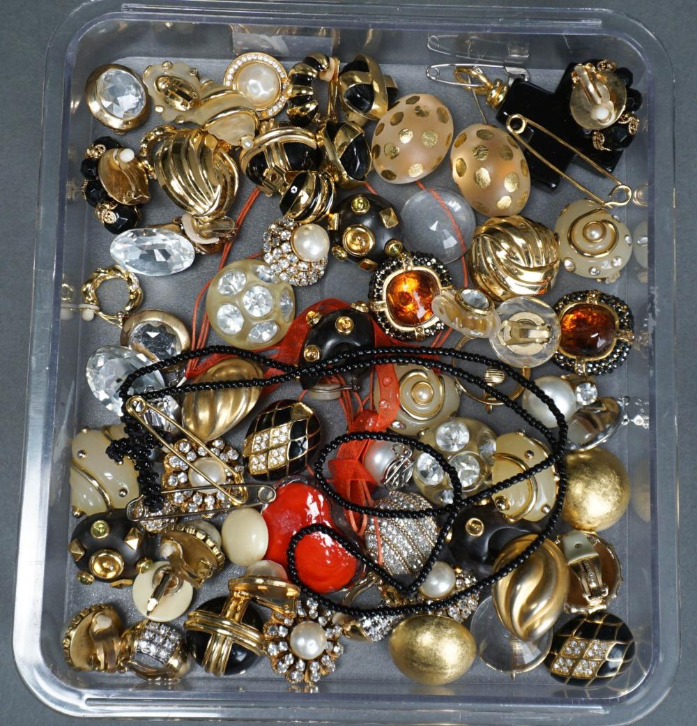 GROUP OF COSTUME EARRINGSGroup of