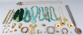 GROUP OF COSTUME JEWELRY AND W