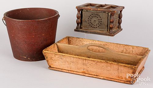 GROUP OF COUNTRY WARES, 19TH