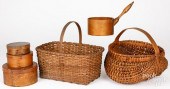 GROUP OF COUNTRY WARES, 19TH C