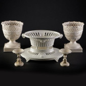 GROUP OF CREAMWARE TABLE ARTIC