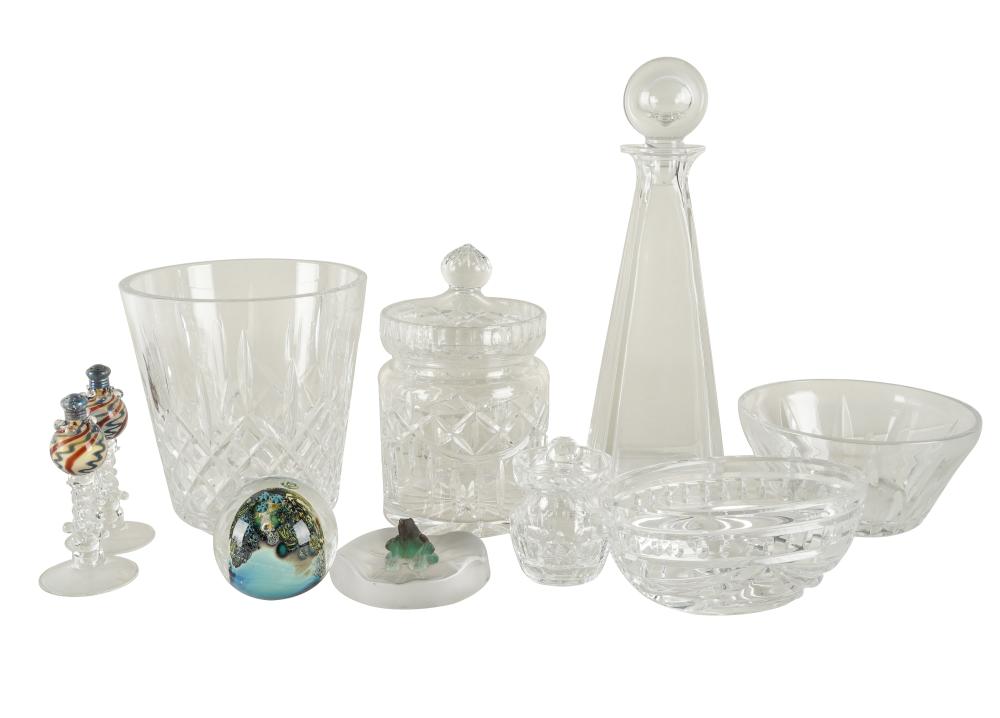 GROUP OF CRYSTAL TABLE