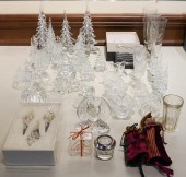 GROUP OF CUT CRYSTAL HOLIDAY O