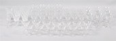 GROUP OF CUT CRYSTAL STEMWAREG