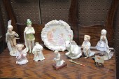 GROUP OF CYBIS FIGURES AND PLA