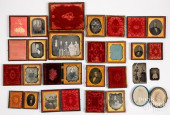 GROUP OF DAGUERREOTYPE AND TIN