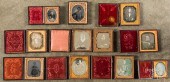 GROUP OF DAGUERREOTYPES AND AM