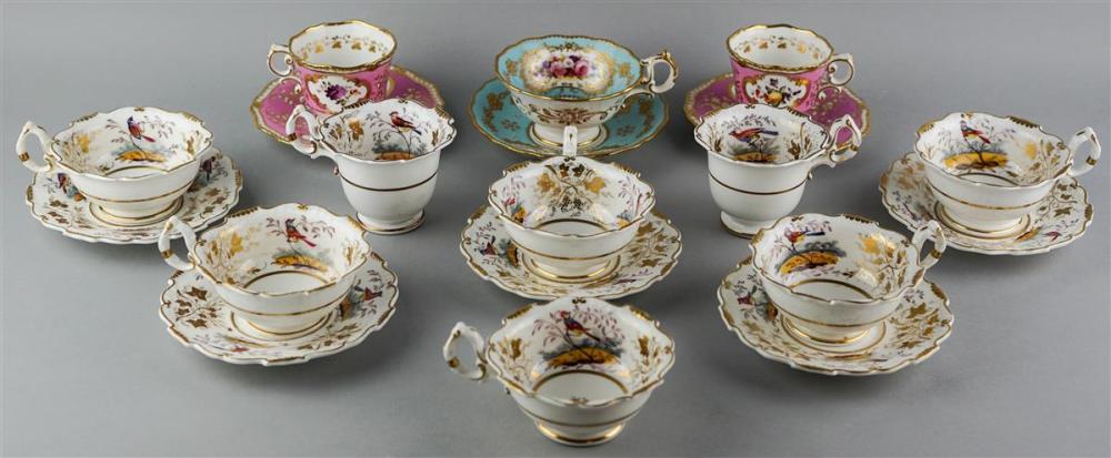 GROUP OF DANIEL PORCELAIN CUPS