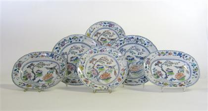 Group of Davenport polychrome and