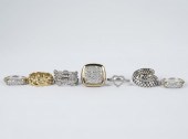 GROUP OF DAVID YURMAN 18 KARAT