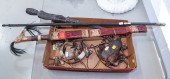 GROUP OF DAYAK ARTIFACTS, FROM