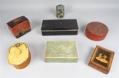 GROUP OF DECORATIVE BOXESGROUP
