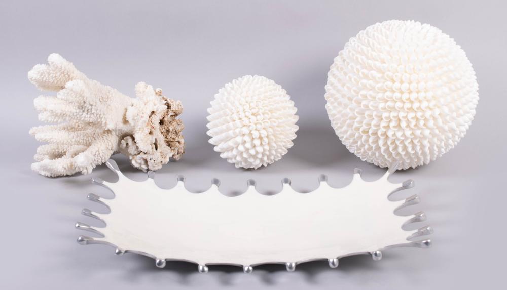 GROUP OF DECORATIVE WHITE