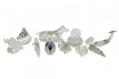 GROUP OF DESIGNER CRYSTAL ITEM