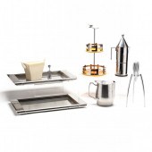 GROUP OF DESIGNER SERVINGWARE